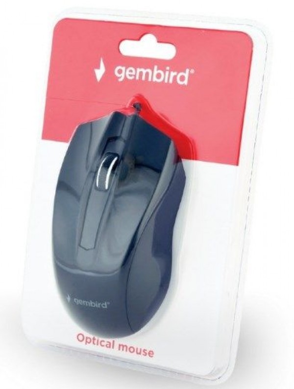 MUS-3B-01 Gembird Opticki mis 1000Dpi 3-button black USB