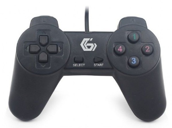 JPD-UB-01 ** Gembird USB 2.0 digital gamepad black (207)