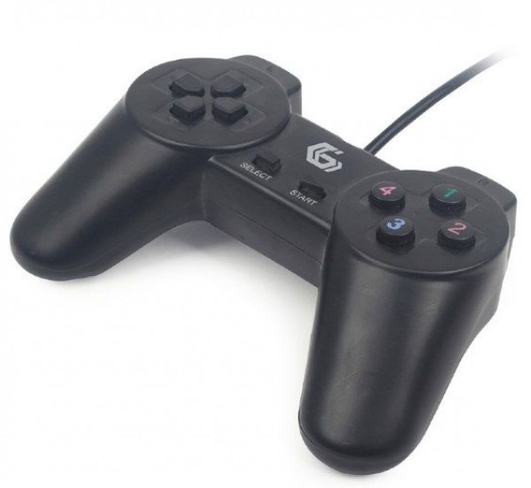 JPD-UB-01 ** Gembird USB 2.0 digital gamepad black (207)