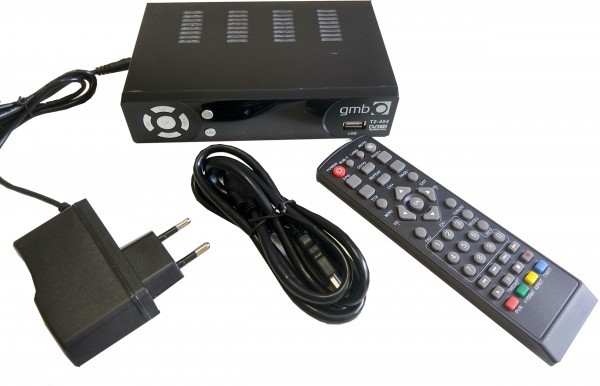 GMB-T2-404 **DVB-T2 SET TOP BOX USB/HDMI/Scart/RF-out, PVR, Full HD, H264, hdmi-kabl, modulator 1320