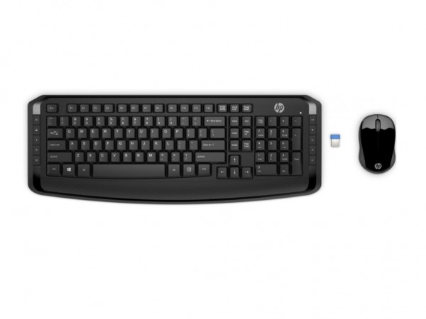 HP 300 Wireless Keyboard and Mouse Black (3ML04AA)