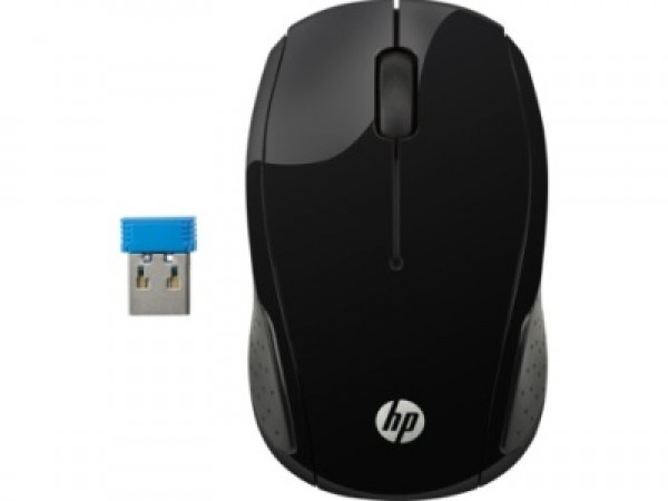 HP 200 Wireless Mouse Black (X6W31AA)