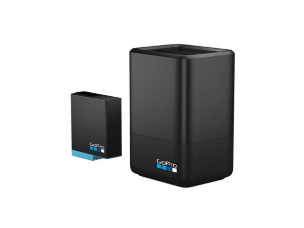 Dual Battery Charger + Battery (HERO8 Black, HERO7 Black, HERO6 Black, HERO5 Black, HERO(2018))