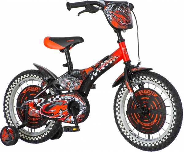 NITRO 16” DEČIJI BICIKL CRVENO CRNE BOJE