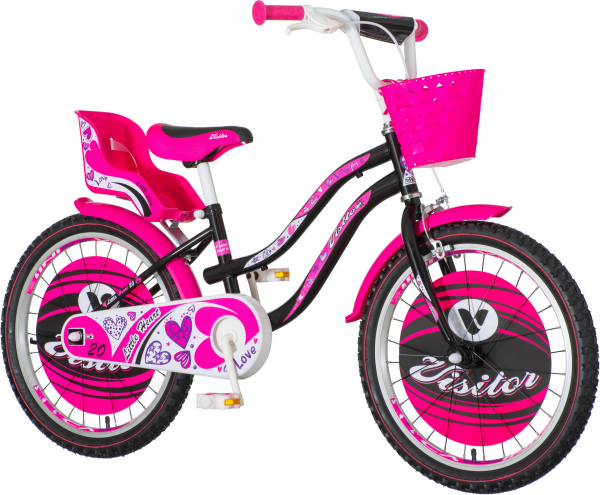 DECIJI BICIKLA 20''HEA200 LITTLE HEART ROZE VENERABIKE