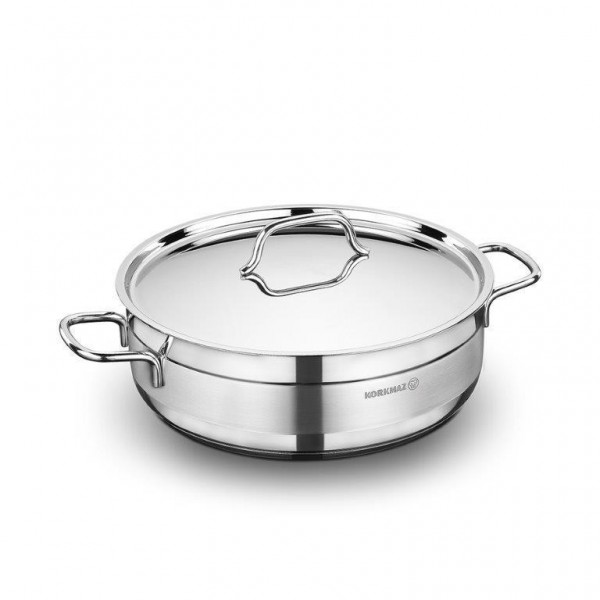 Korkmaz Šerpa Alfa 28x9cm niska Inox (A1027)