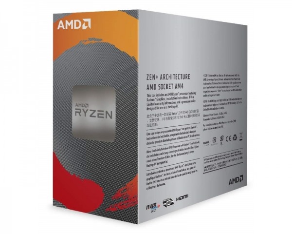 AMD Ryzen 3 3200G QC 4.0GHz Box AM4 Procesor