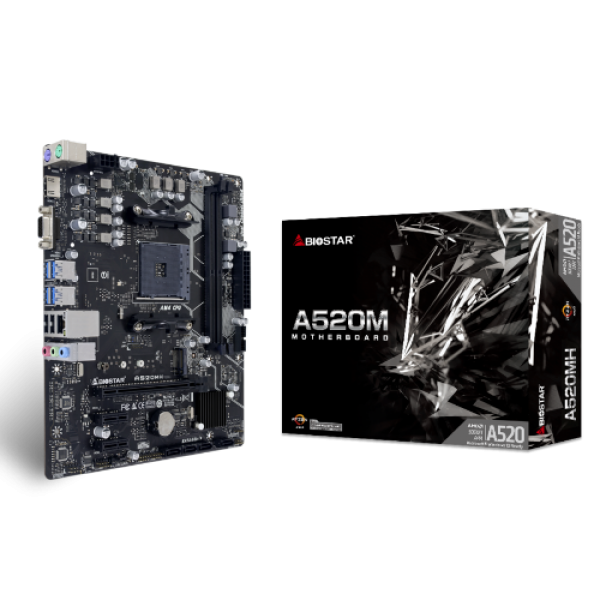 Matična ploča AM4 Biostar A520MH VGA/HDMI/M.2