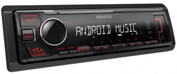 Auto radio Kenwood KMM-105RY FM, USB, 3,5mm, 4x45W