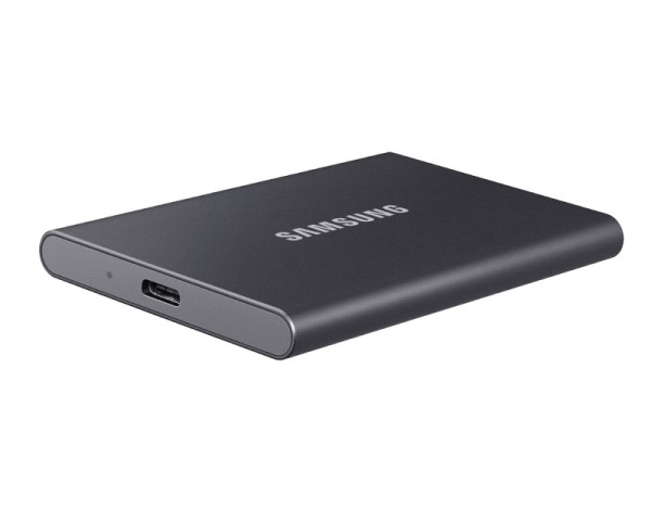 SAMSUNG Portable T7 Touch 2TB sivi eksterni SSD MU-PC2T0T