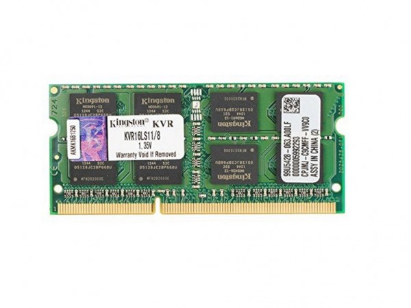 Kingston SODIMM DDR3 8GB 1600MHz KVR16LS118 1.35V