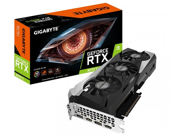 GIGABYTE nVidia GeForce RTX 3070 Ti GAMING 8GB 256bit GV-N307TGAMING OC-8GD