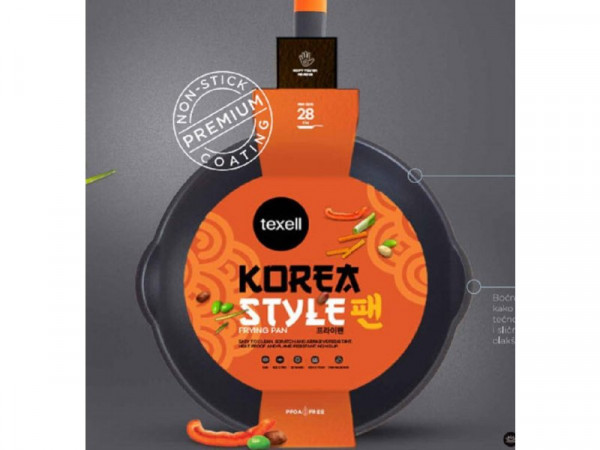 Tiganj wok Texell Korea Style 24cm TPKS-W24
