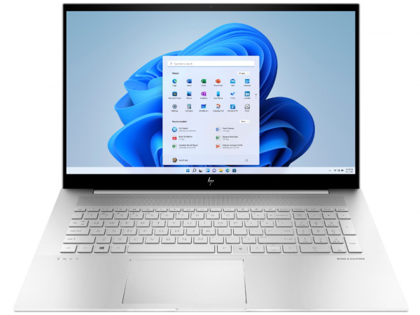 Laptop HP Envy 17-ch1011nm Win 11 Pro17.3''UHD IPS 400i5-1155G716GB512GBMX450 2GBFPR3gsrebrna