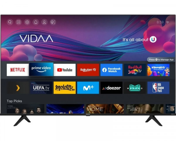 HISENSE TV LED H43A6BG SMART 4K ULTRA HD