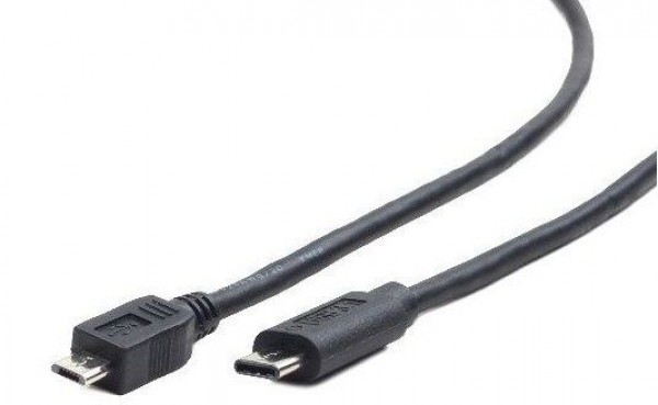 GEMBIRD CCP-USB2-mBMCM-1M  USB 2.0 Micro BM to Type-C cable (Micro BM/CM), 1 m