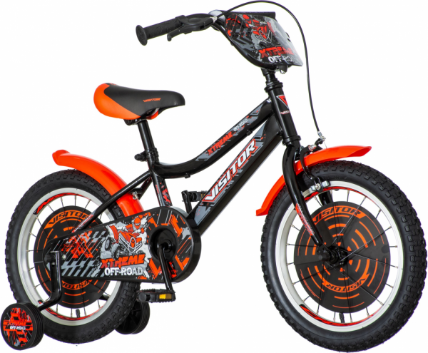 VISITOR Dečiji bicikl XTR160 Xtreme 16'' crno-sivi