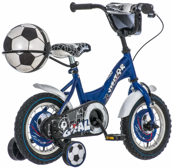 VISITOR Dečiji bicikl GOL120 Goal 12'' plavo-belo-crveni