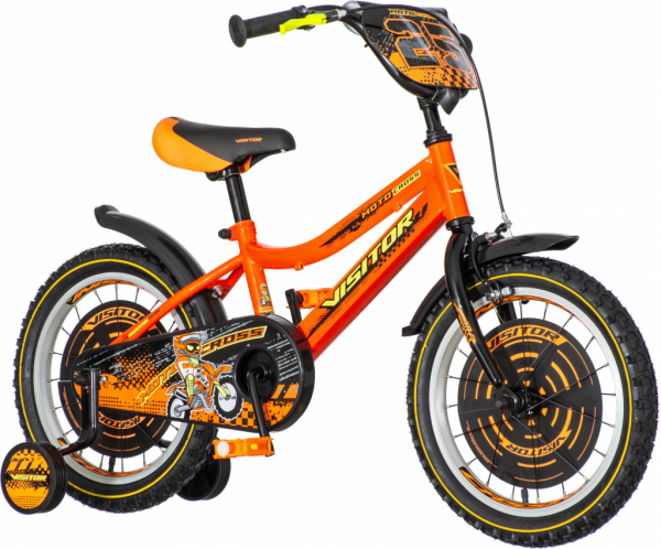 VISITOR Dečiji bicikl MOT161 Moto cross 16'' oranž