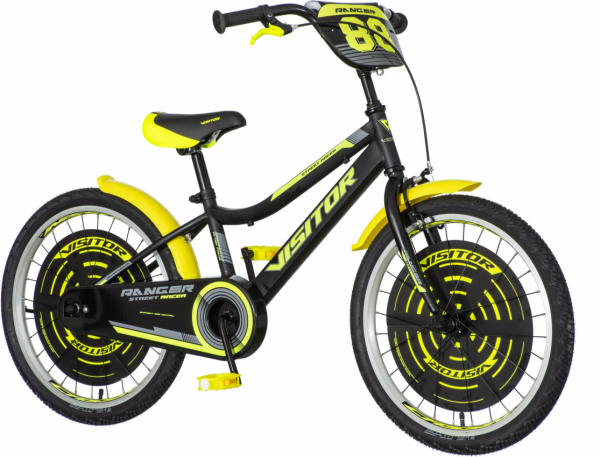 VISITOR Dečiji bicikl RAN200 Ranger 20'' crno-žuti
