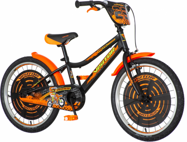 VISITOR Dečiji bicikl MOT200 Moto cross 20'' crno-oranž