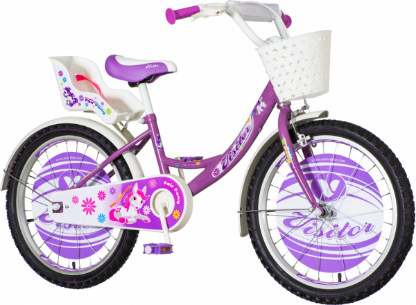 VISITOR Dečiji bicikl PON200 Pony 20'' ljubičasto-bela