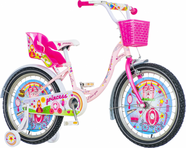 VISITOR Dečiji bicikl PRI200 Princess 20'' roze-bela