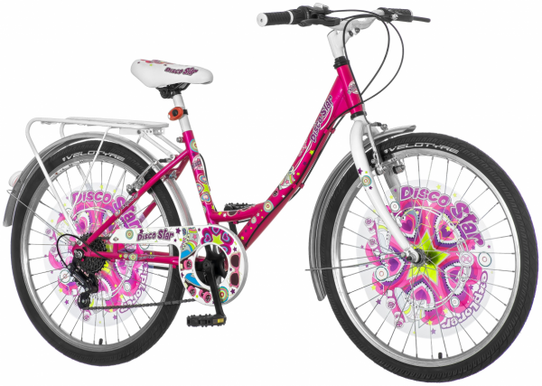 EXPLORER Dečiji bicikl FAS242 24''/14'' Fashion roze-belo-zelena