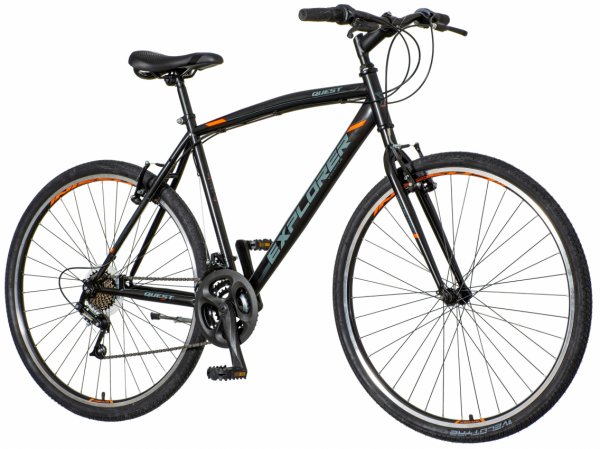 EXPLORER Muški bicikl QES282FIT 28''/21'' Quest crno-narandžasto-sivi