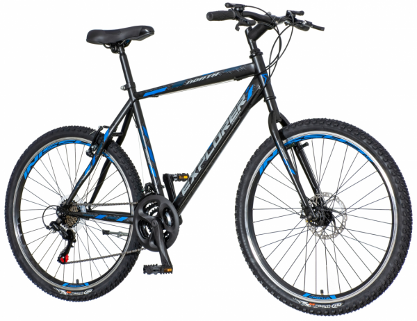 EXPLORER Muški bicikl NOR266D1 26''/21'' North crno-belo-plavi
