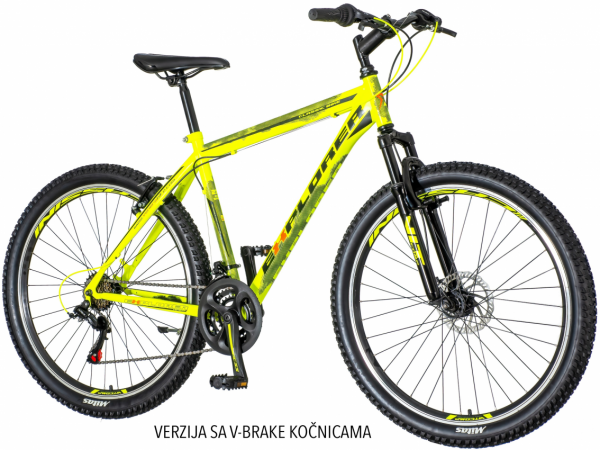 EXPLORER Muški bicikl VOR271AM 27.5''/20'' Vortex amort. neon zeleno-crni