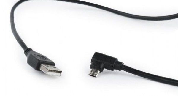 GEMBIRD CCB-USB2-AMmDM90-6  USB 2.0 AM to Double-sided right angle Micro-USB cable, 1.8M