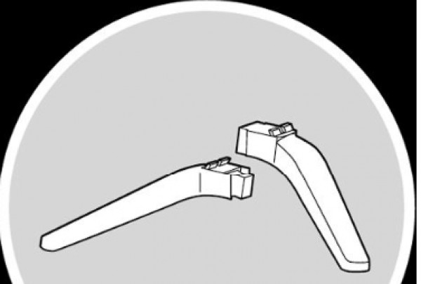 BOSCH nosač za podnu montažu za modele HC4000 (2 u pakovanju)/bela