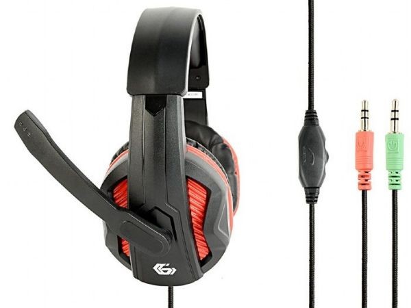 GEMBIRD GHS-03  Stereo slusalice sa mikrofonom+volume kontrolom matte black