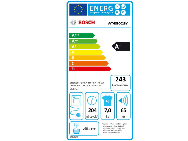 BOSCH Mašina za sušenje veša WTH83002BY