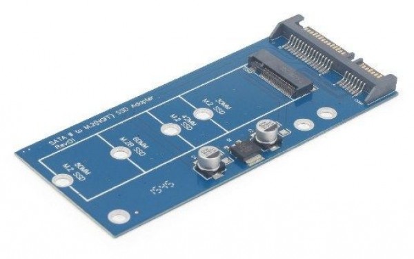 GEMBIRD EE18-M2S3PCB-01 M.2 (NGFF) to Micro SATA 1.8'' SSD adapter card