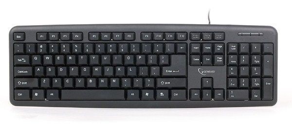 GEMBIRD KB-U-103  Standardna tastatura US layout black USB