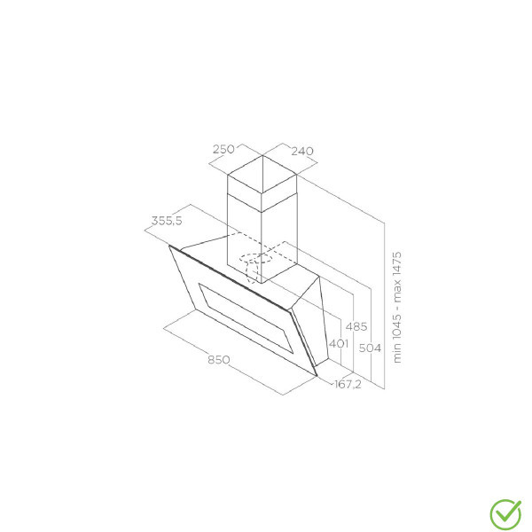 ELICA Aspirator BLOOM BLA85