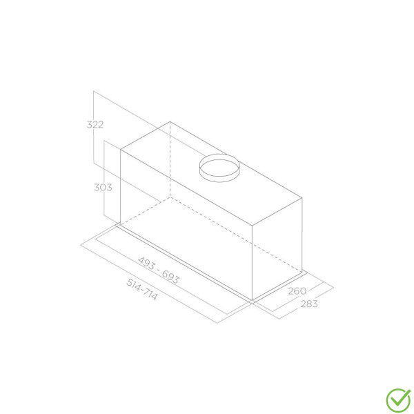 Aspirator LANE M BLA72