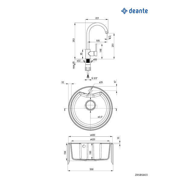 DEANTE SET:ZRS 2803+BEN 262M