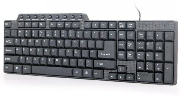 GEMBIRD KB-UM-104  Multimedijalna tastatura US layout black USB(306)