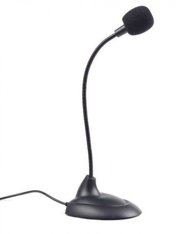 GEMBIRD MIC-205  Desktop mikrofon, savitljivo telo, black, 3.5mm