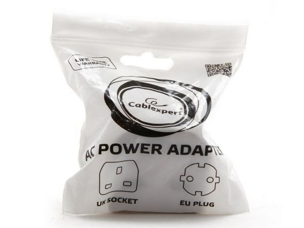 GEMBIRD A-AC-UKEU-001  AC power adapter UK socket to EU Schuko plug 7.5A