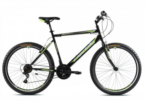 CAPRIOLO Muški bicikl Passion man MAN 26''/18HT crno-zelena 21'' (921371-21)