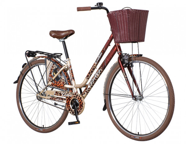 VISITOR Ženski bicikl Cushion FAS2814F 28''/17'' krem-braon-leopard print