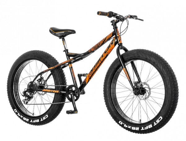 VISITOR Muški bicikl Bigfoot FAT261D2 26''/16''crno-narandžasti