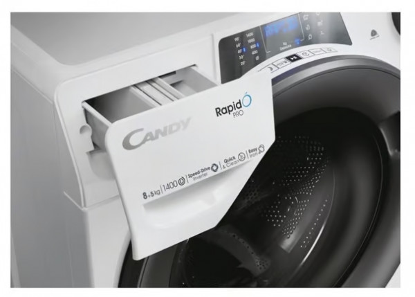 CANDY Mašina za pranje i sušenje veša RPW 4856 BWMR 1S