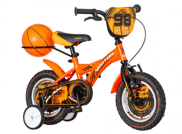 Visitor Dečiji bicikl BAS121 Basket 12'' Oranž
