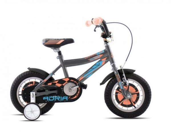 YI MING TECH Dečiji bicikl Adria rocker 12''HT sivo-oranž (TR920123-12)