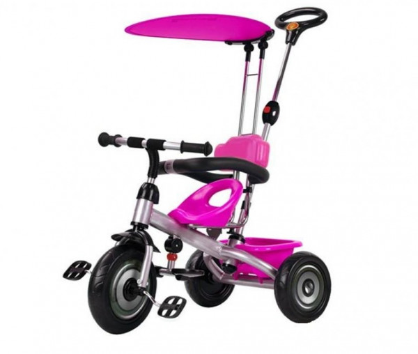 CAPRIOLO Dečiji tricikl sa suncobranom roze (290090)